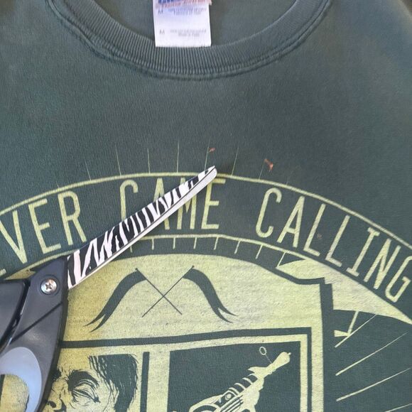 Y2K Forever Came Calling Twentynine Palms Pop Punk Green Shirt Sz M Warped Tour - Picture 5 of 8